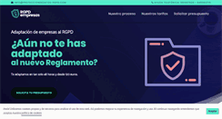Desktop Screenshot of adaptacionalalopd.es
